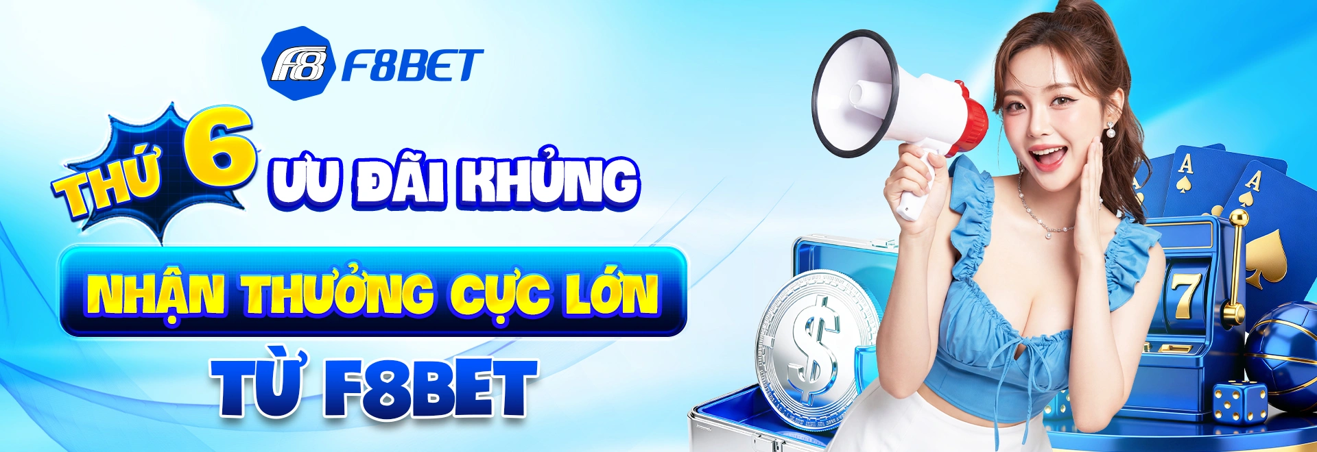 banner f8bet thứ 6 ưu đãi khủng